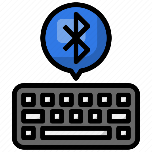 Keyboard, peripheral, hardware, bluetooth, wireless icon - Download on Iconfinder