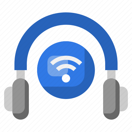 Headphone, wifi, music, multimedia, audio icon - Download on Iconfinder