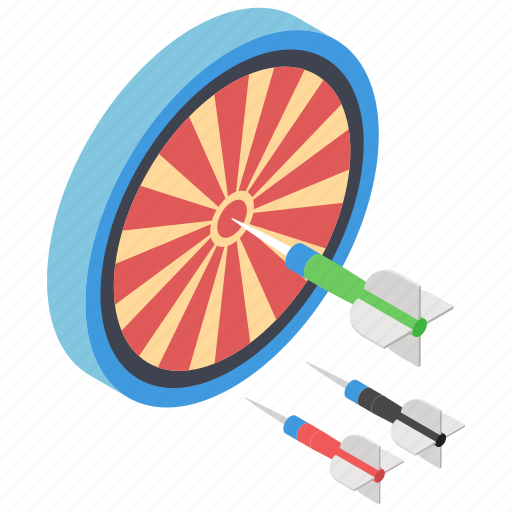Archery, bullseye, dartboard, lawn dart, shooting game, target game icon - Download on Iconfinder
