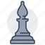 chess, piece, game, board, leisure, bishop 