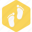 baby, foot, print, toddler, walk, footprint 