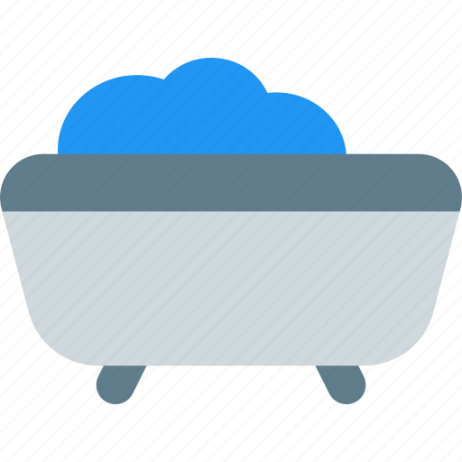 Bath, tub, bubble, bodycare icon - Download on Iconfinder