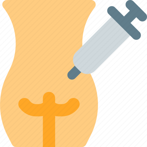 Injection, bodycare, buttocks, treatment icon - Download on Iconfinder