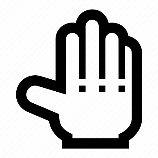 Back, fingers, gesture, hand, open, touch icon - Download on Iconfinder