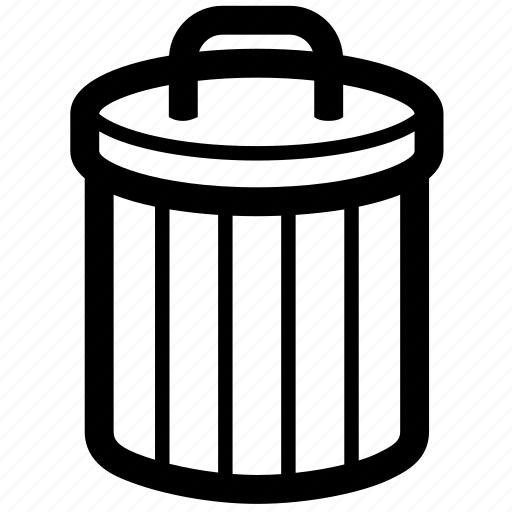 Delete, basket, bin, junk, trash, rubbish icon - Download on Iconfinder