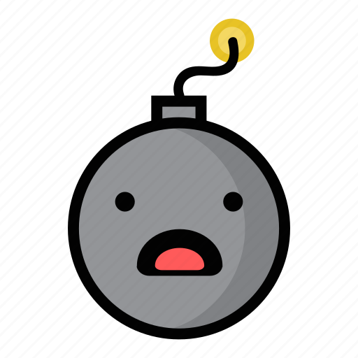 Bomb, boom, dynamite, explode, shocked, weapon, worried icon - Download on Iconfinder