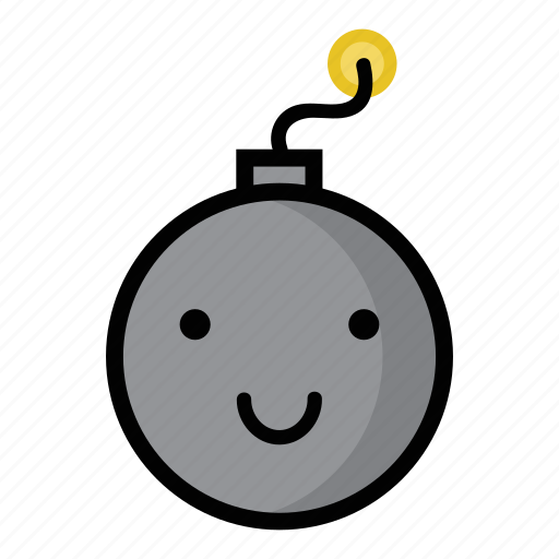 Bomb, boom, dynamite, explode, smile, smiling, weapon icon - Download on Iconfinder