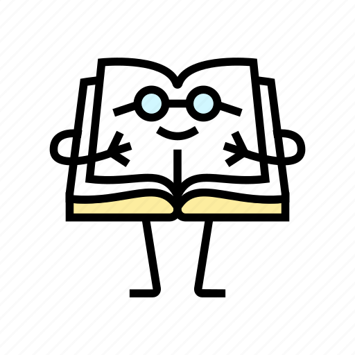 Paper, book, character, education, library, literature icon - Download on Iconfinder