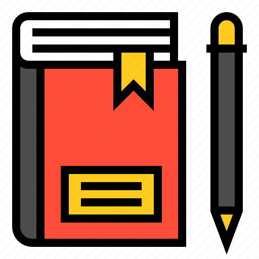 Book, document, file, pencil icon - Download on Iconfinder