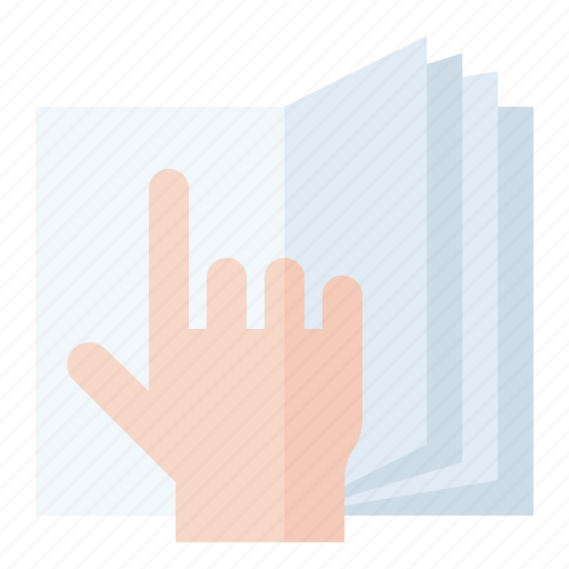Book, document, file, point, read icon - Download on Iconfinder
