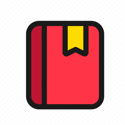 Book, reference, textbook, school, education, bookmark, agenda icon - Download on Iconfinder