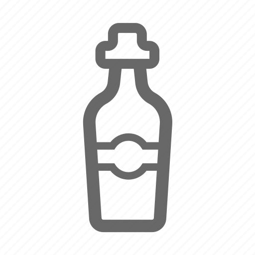 Beverage, bottle, container, drink, glass, restaurant, water icon - Download on Iconfinder