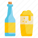 beer, drink, glass, alcohol, bottle icon