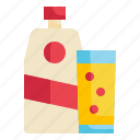 juice, drink, water, sweet, bottle icon