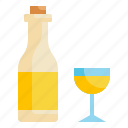 drink, glass, alcohol, bottle icon