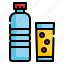 beverage, drink, water, juice, bottle icon 