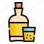 drink, alcohol, whisky, bottle icon 