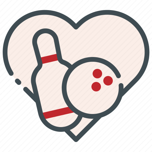 Bowling, game, sports, hobbies, bowling ball, like, love icon - Download on Iconfinder