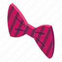 bowtie, business, cartoon, christmas, isometric, red, striped