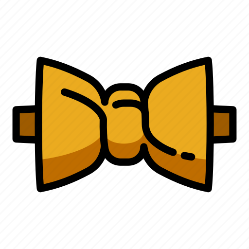 Bow, brown, business, fashion, party, retro, tie icon - Download on Iconfinder