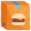 food, box, shopping, delivery, burger 