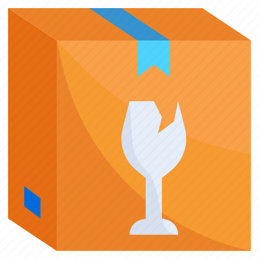 Glass, broken, shipping, delivery, logistics icon - Download on Iconfinder