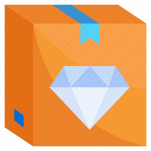 Jewelry, box, shopping, logistics, delivery, gem icon - Download on Iconfinder