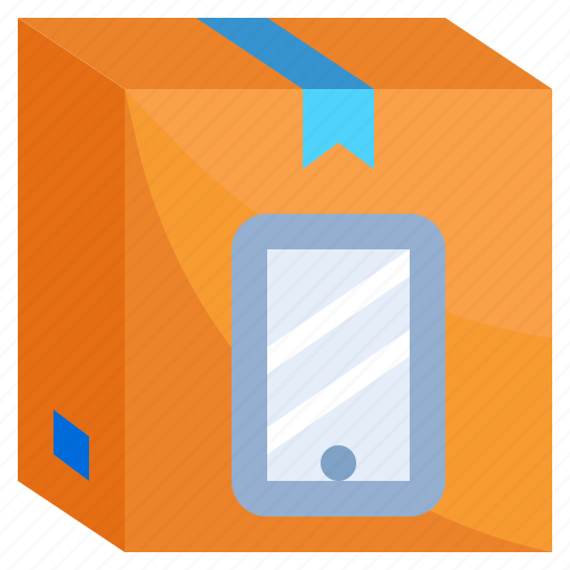 Phone, box, shoppping, logistics, delivery, smartphone icon - Download on Iconfinder