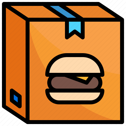 Food, box, shopping, delivery, burger icon - Download on Iconfinder
