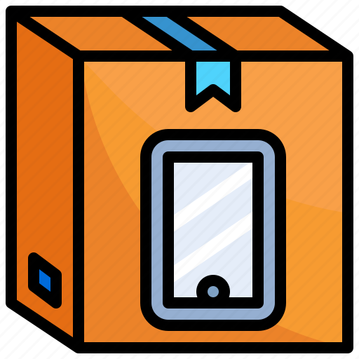 Phone, box, shoppping, logistics, delivery, smartphone icon - Download on Iconfinder