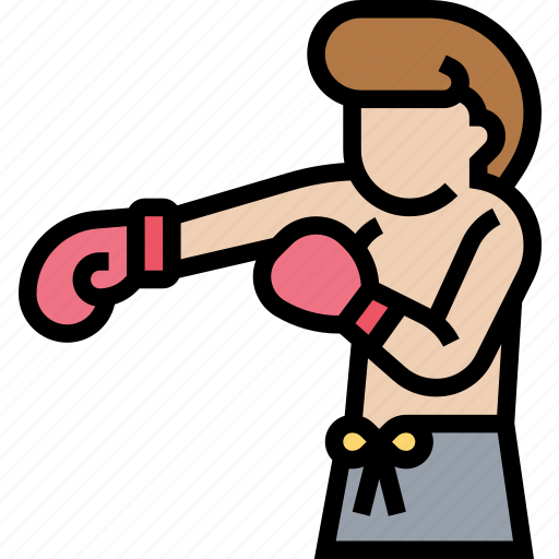 Punch, swing, boxer, gym, training icon - Download on Iconfinder