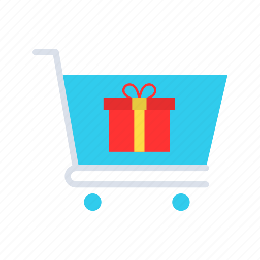 Cart, christmas, trolley, shopping, wicker, picnic basket icon - Download on Iconfinder