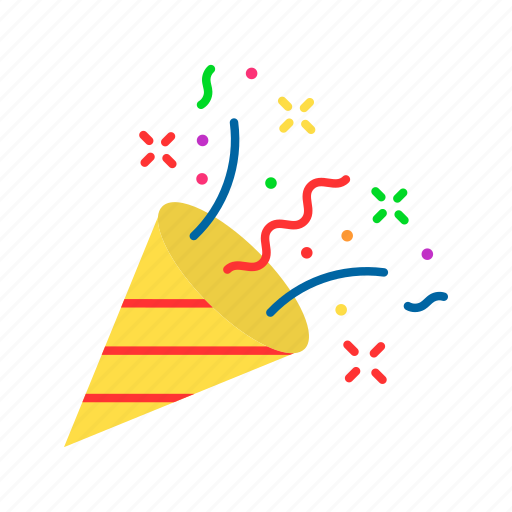 Confetti, party, birthday, winner, new year, celebration, decoration icon - Download on Iconfinder