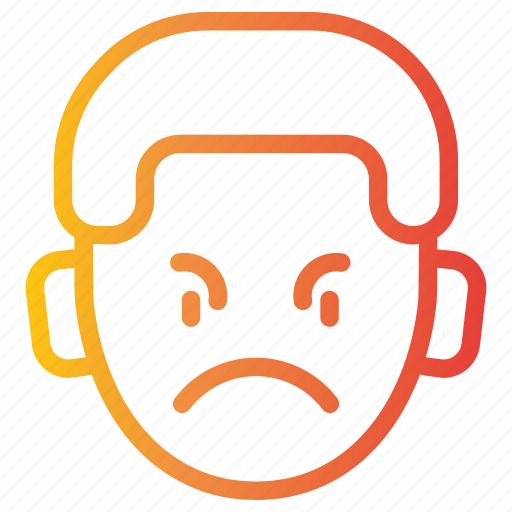 Boy, emoji, smiley, face, emoticon, angry, anger icon - Download on Iconfinder