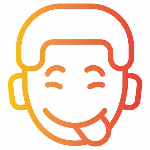 Boy, emoji, smiley, face, emoticon, yummy, yum icon - Download on Iconfinder