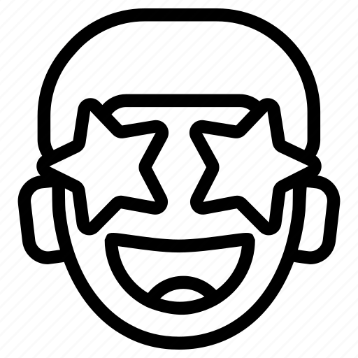 Boy, emoji, smiley, face, emoticon, happy, surprised icon - Download on Iconfinder