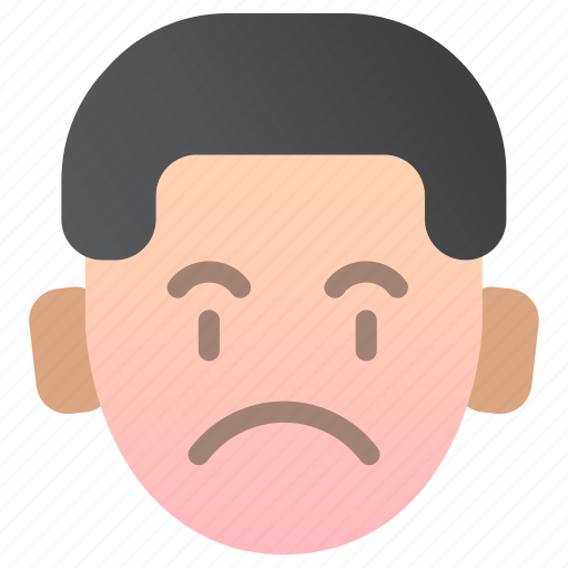   Boy Emoji Smiley Face Emoticon Unhappy Sad Dull 21 512 