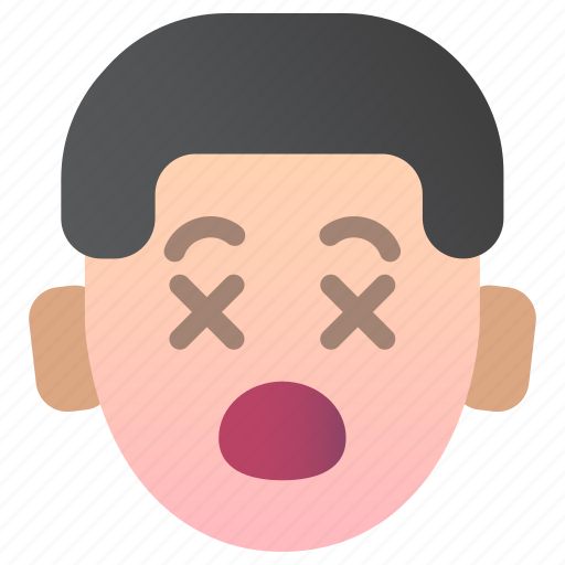 Boy, emoji, smiley, face, emoticon, yawning, yawn icon - Download on Iconfinder