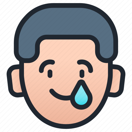 Boy, emoji, smiley, face, emoticon, cry, crying icon - Download on Iconfinder
