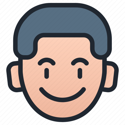 Boy, emoji, smiley, face, smile, smiling, happy icon - Download on Iconfinder