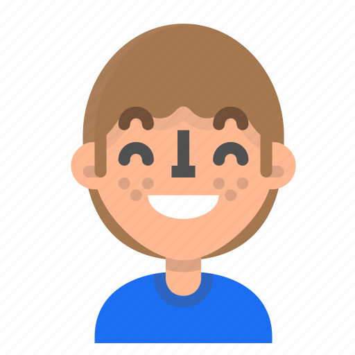 Avatar, contented, emoji, emoticon, face, man, profile icon - Download on Iconfinder