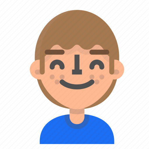 Avatar, emoji, emoticon, face, happy, man, profile icon - Download on Iconfinder