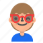 avatar, emoji, emoticon, face, man, profile, sunglasses 