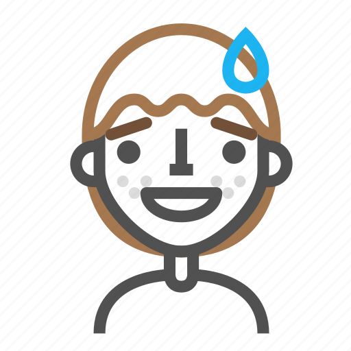 Avatar, emoji, emoticon, face, line, man, sorry icon - Download on Iconfinder