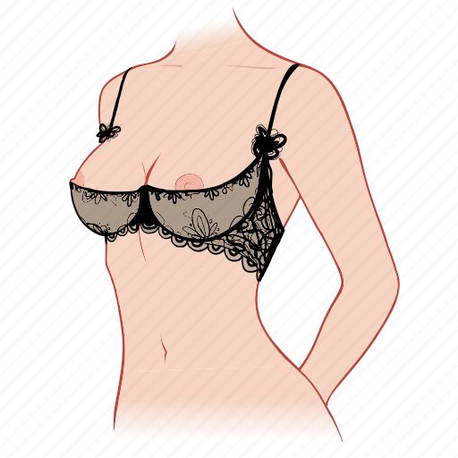 Body, bra, cleavage, deep, woman icon - Download on Iconfinder