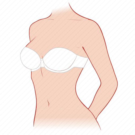 Body, bra, neckline, wide, woman icon - Download on Iconfinder
