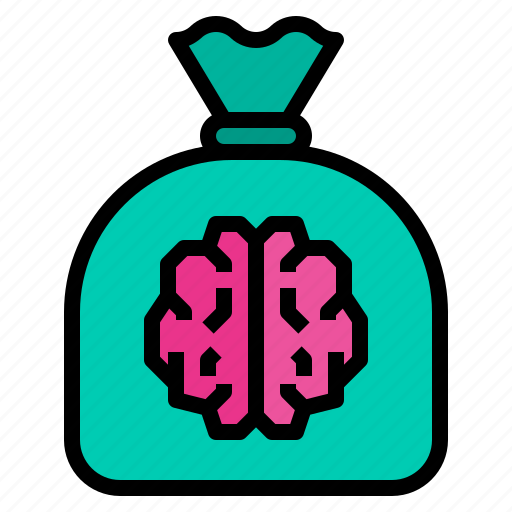 Bag, brain, imagination, inspiration, knowledge, thinking icon - Download on Iconfinder