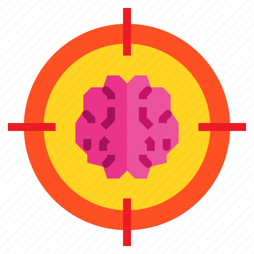 Brain, goal, imagination, inspiration, knowledge, target, thinking icon - Download on Iconfinder