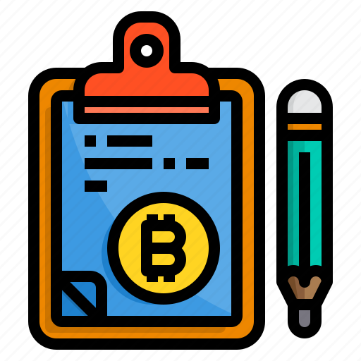 Bitcoin, board, check, clipboard, list, pad icon - Download on Iconfinder