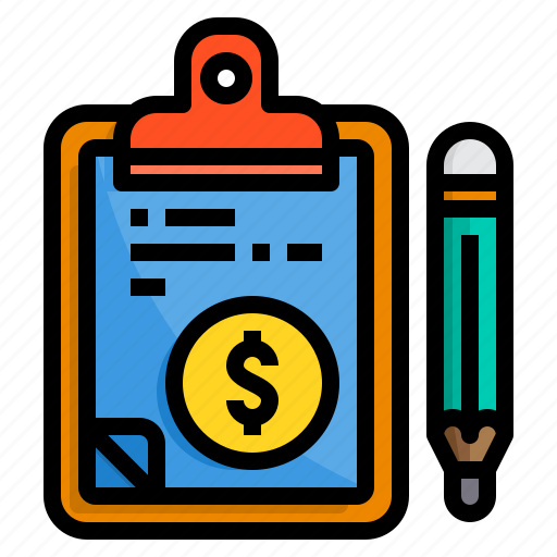 Board, business, check, clipboard, list, money, pad icon - Download on Iconfinder